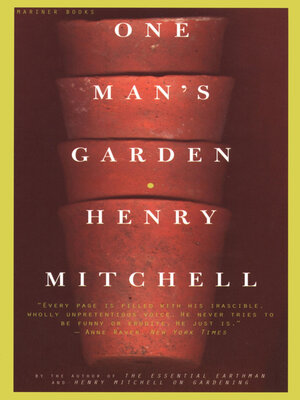 One Man's Garden - ebook